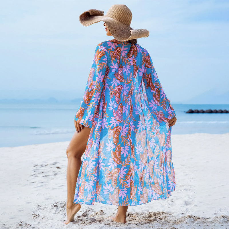 Women's 3-Piece Sexy Floral Print Swimsuit