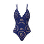 Women’s Sexy One Piece Swimsuit with Matching Swim Long Skirt