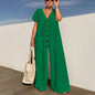 ⏳Time-limited Special⏰Women's Fashion V-Neck Loose Jumpsuit