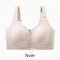 Women's Comfortable Seamless Zip Front Closure Bra