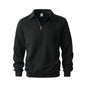 Men's Casual Half-Zip Cable-Knit Sweater
