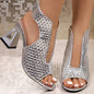 👡 49% OFF NOW! ✨ Women's Elegant Peep-Toe Heeled Sandals – Comfortable Block Heel, Adjustable Strap & Chic Design 💃
